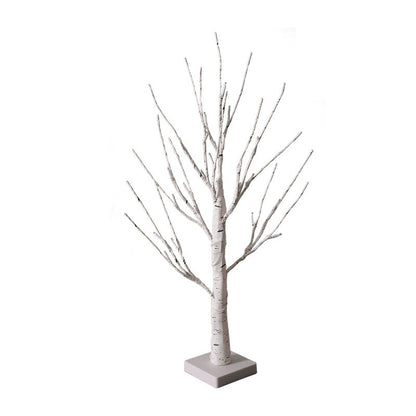 LED Birch Tree Light for Christmas Party Decorations - Indoor Thanksgiving Landscape Lighting with Warm White Glow